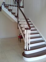 cut string stairs with brackets